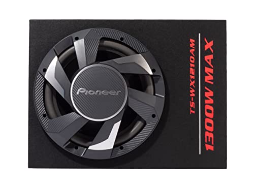 PIONEER TS-WX1210AM - Powerful 12-inch Active Subwoofer with Built-in Amplifier, 1300 Watts Peak Power, and Compact Design for Deep Bass PIONEER TS-WX1210AM - Powerful 12-inch Active Subwoofer with Built-in Amplifier, 1300 Watts Peak Power, and Compact Design for Deep Bass